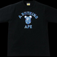 BAPE x Medicom Toy Bearbrick Camo Bear College Tee Black